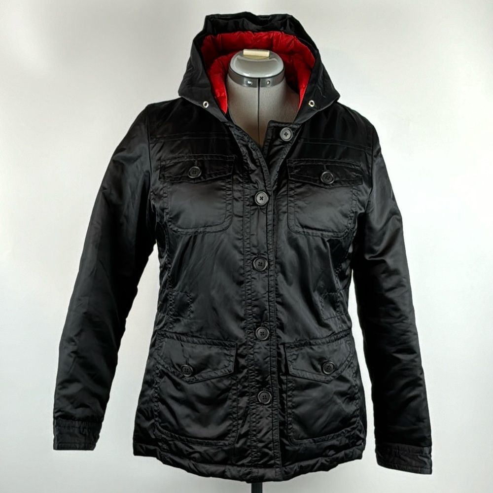 GAP™️ Women's Size M Black/Red Down Filled Snow Jacket